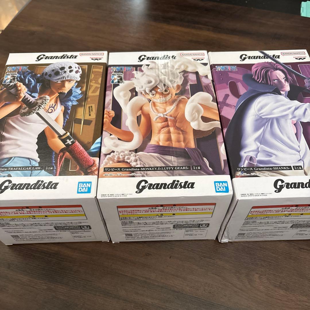 ワンピース Grandista フィギュア3点セット