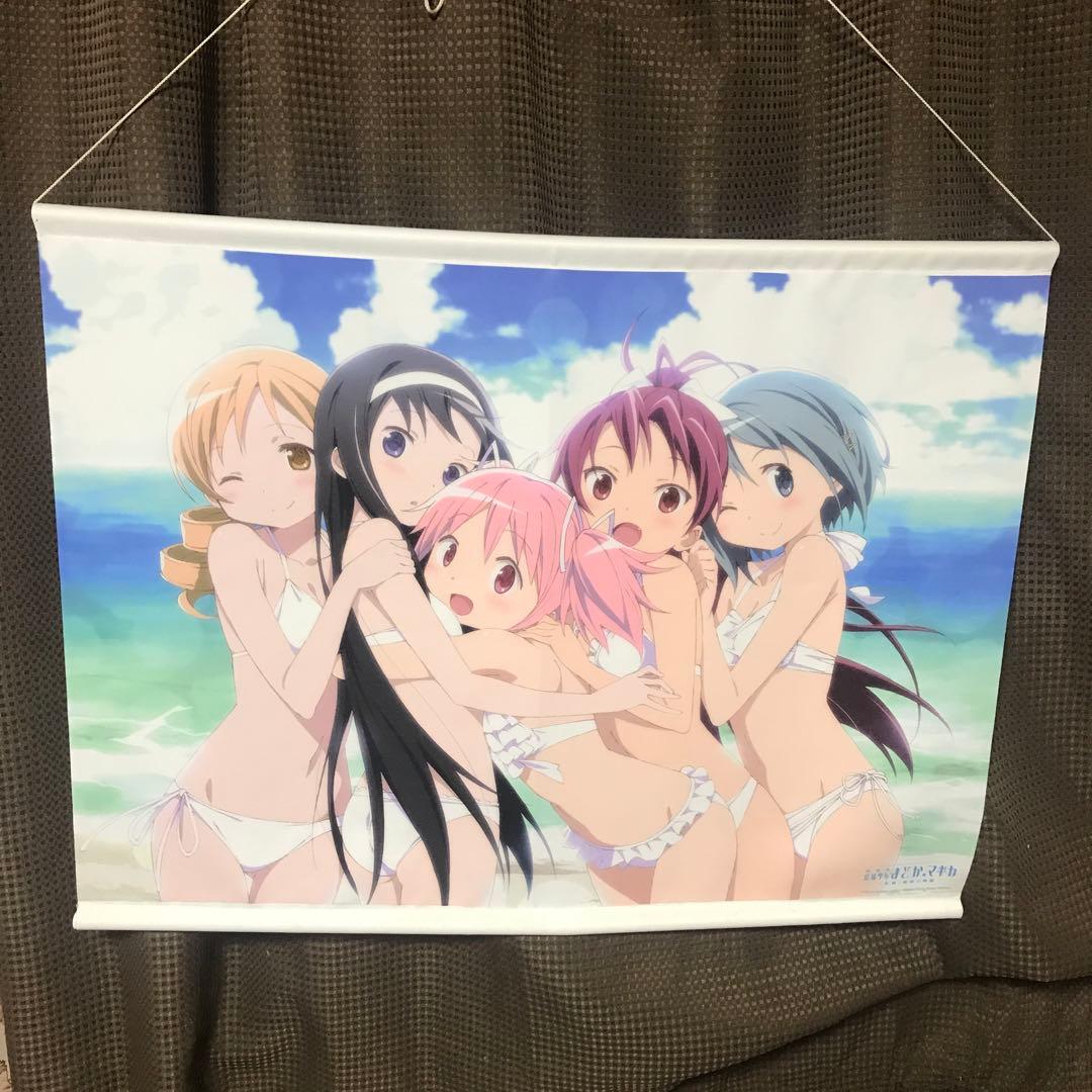 ［激レア品！］ まどかマギカ 水着 Ｂ1 タペストリー コミケ限定 美品！
