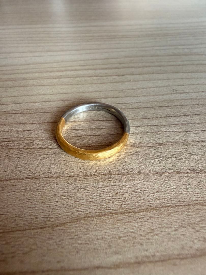 美品/ MALCOLM BETTS K22×Pt ハーフハンマリング13号