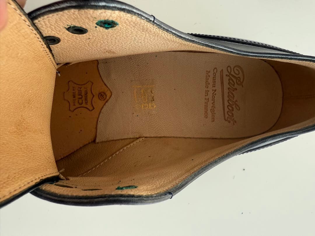 パラブーツ　シャンボード　ネイビー