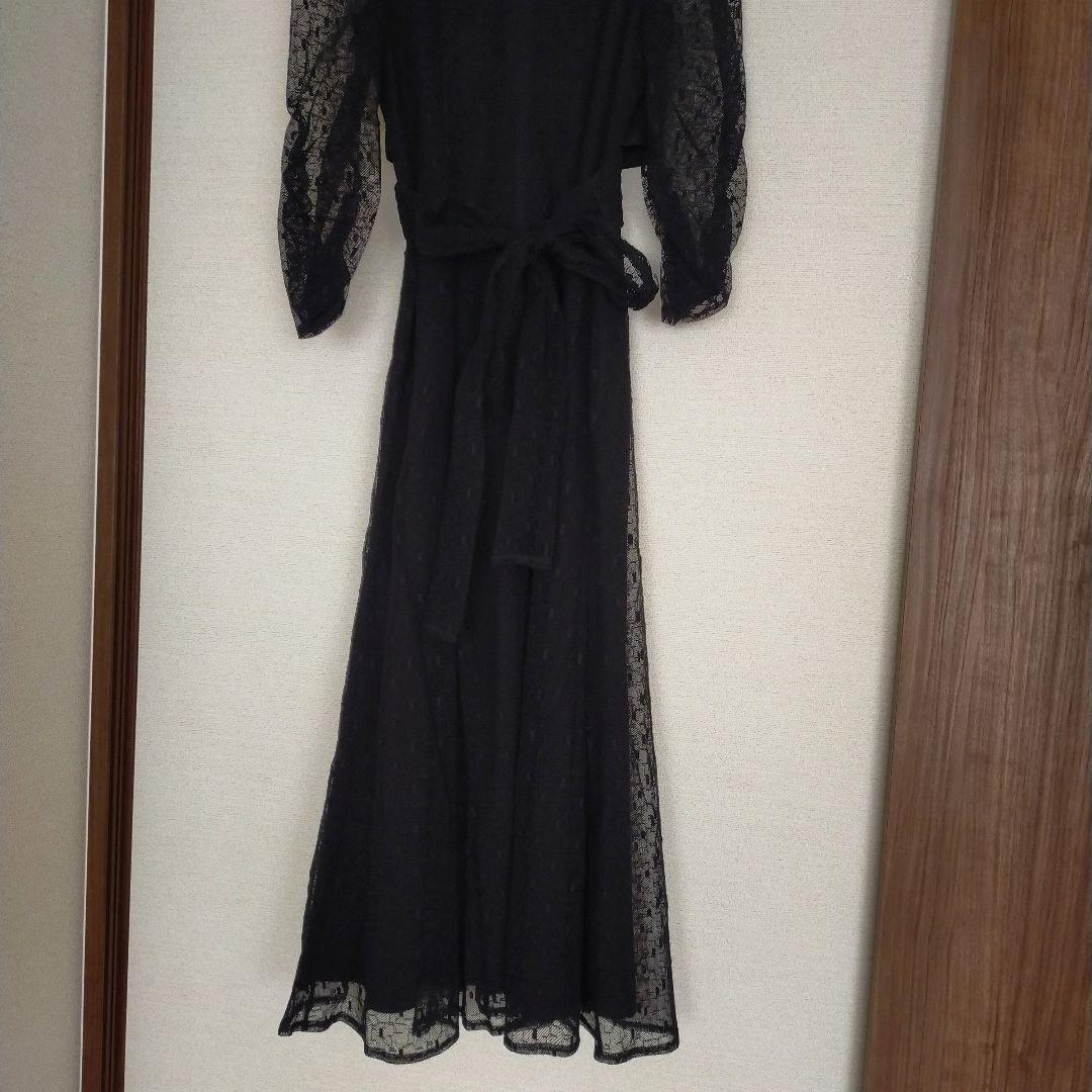 【希少】エトル カシュクールデザインフレアドレス ワンピース