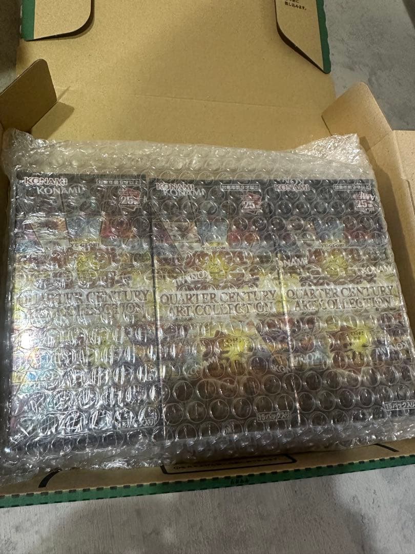 遊戯王　クォーターセンチュリーアートコレクション　3BOX
