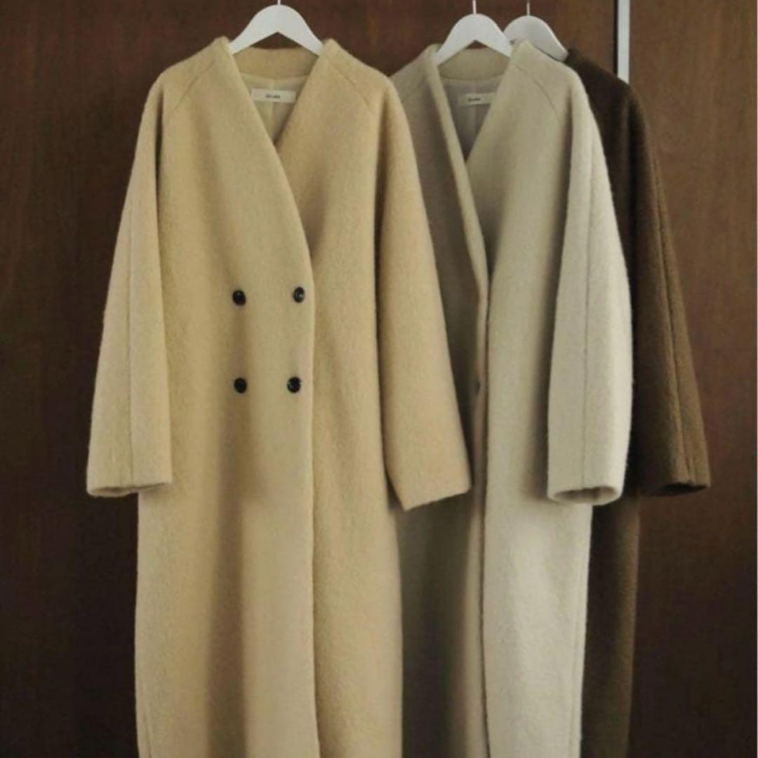 アンヌーク 新品タグ付き シャギー ウール コート