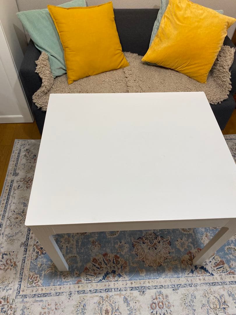 【ソファに合う】IKEAテーブル　高さ低め　65cm カフェテーブル　伸長できる
