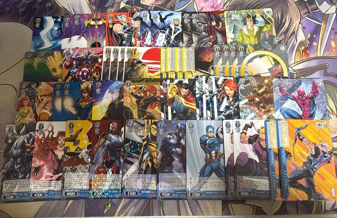 ヴァイスシュバルツ　marvel マーベル　8門　デッキ ＋デッキパーツ