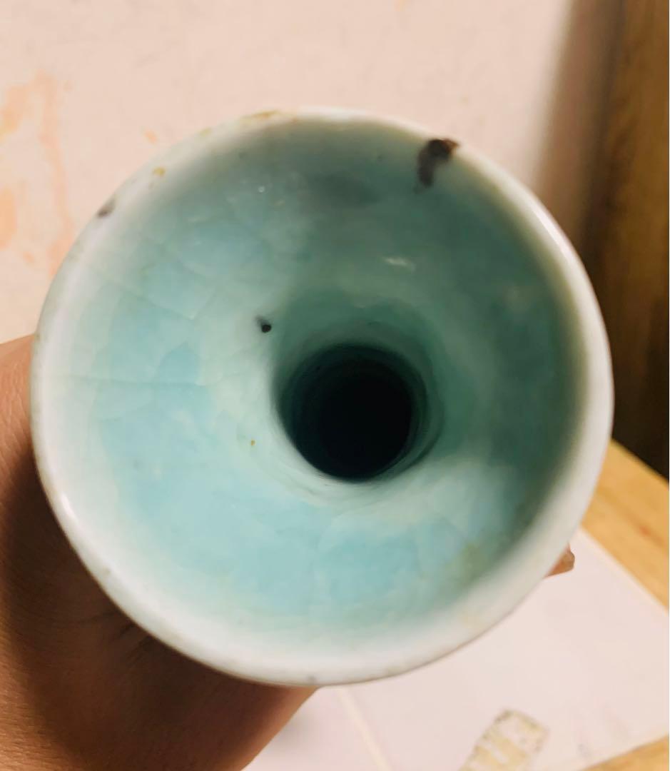 中国明時代染付(青花)花瓶