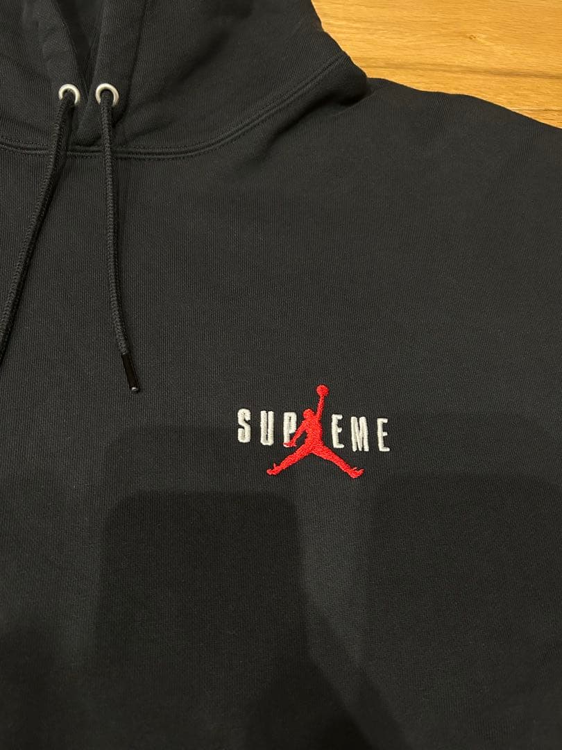 トップス Supreme x Jordan Hooded Sweatshirt Black