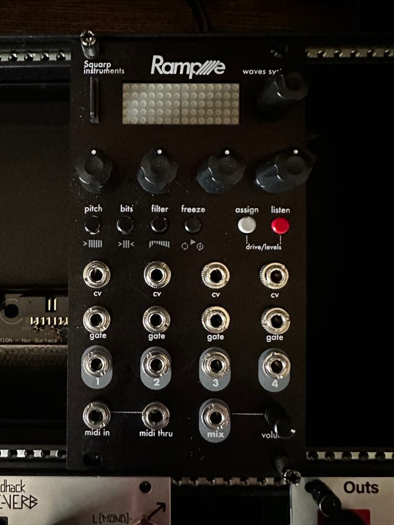 Squarp Instruments rample モジュラーシンセ