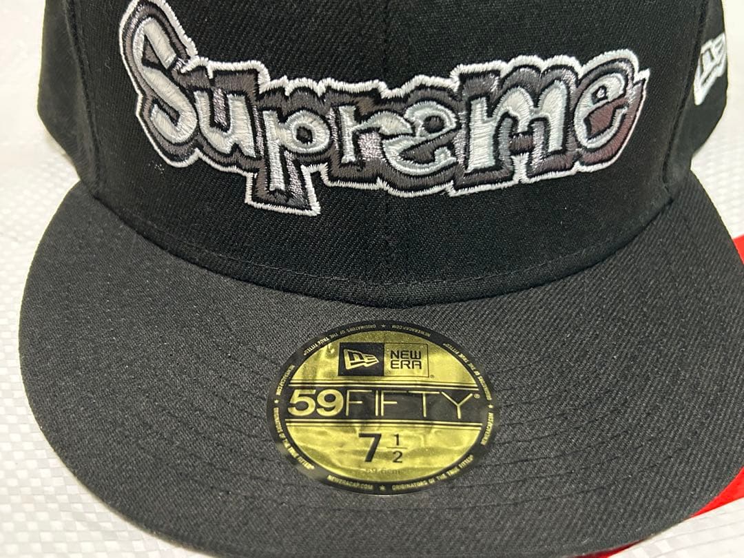 Supreme newera gonz logo 59FIFTY 黒 7 1/2