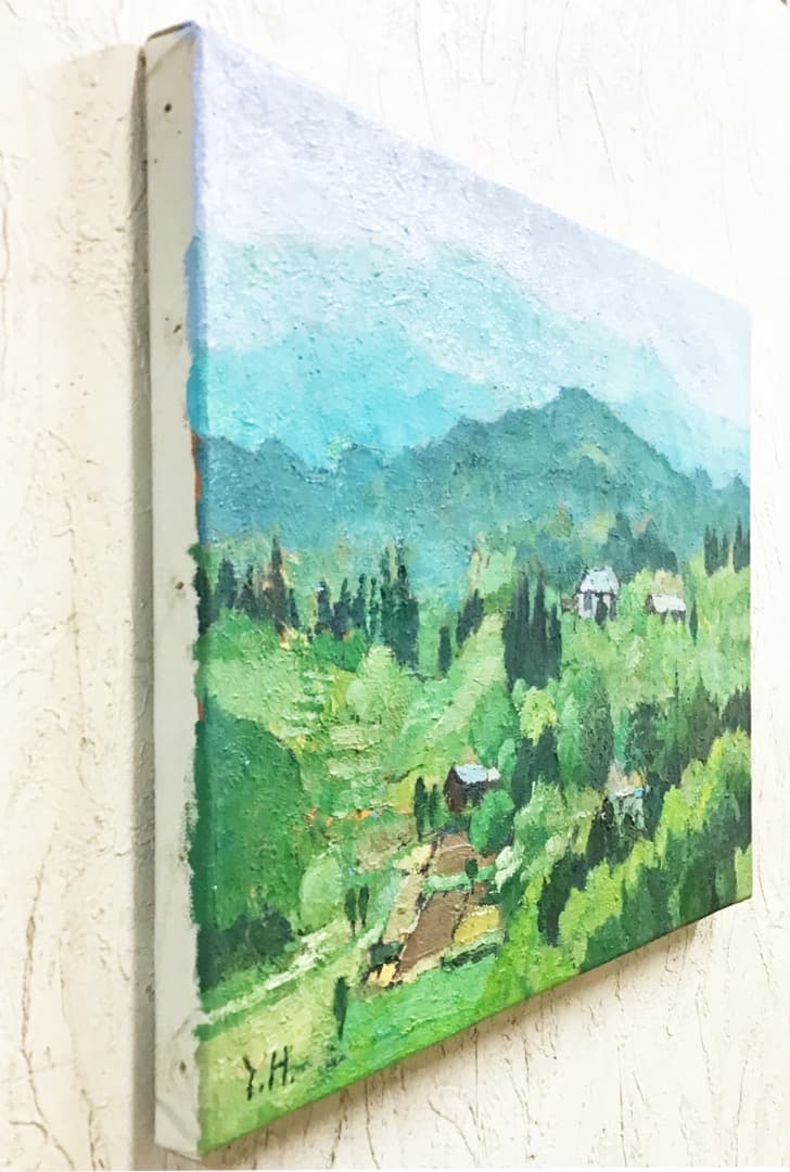 絵画 250 油絵/風景/野山/山/武蔵野/F6号