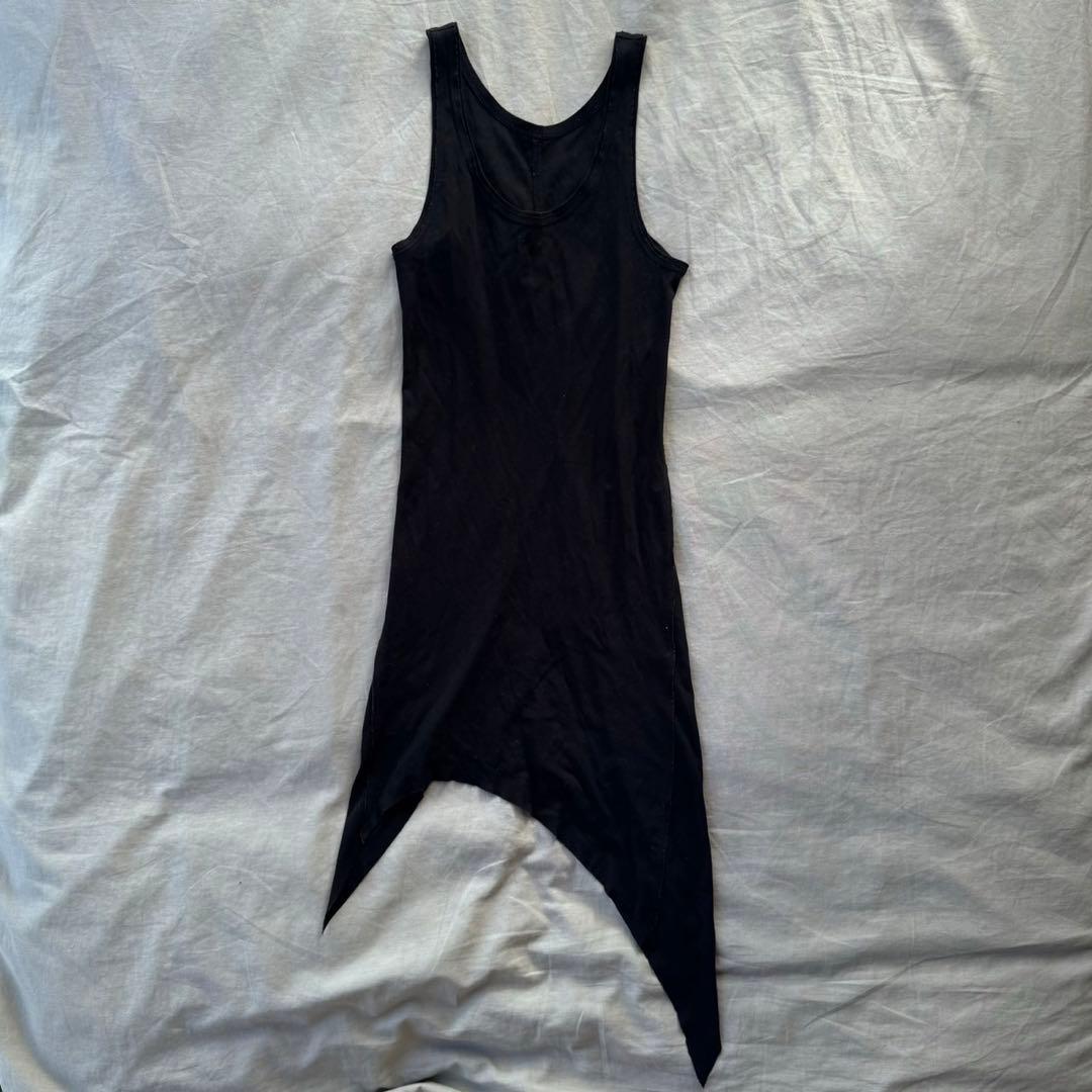 トップス 00s  flash asymmetry tank top