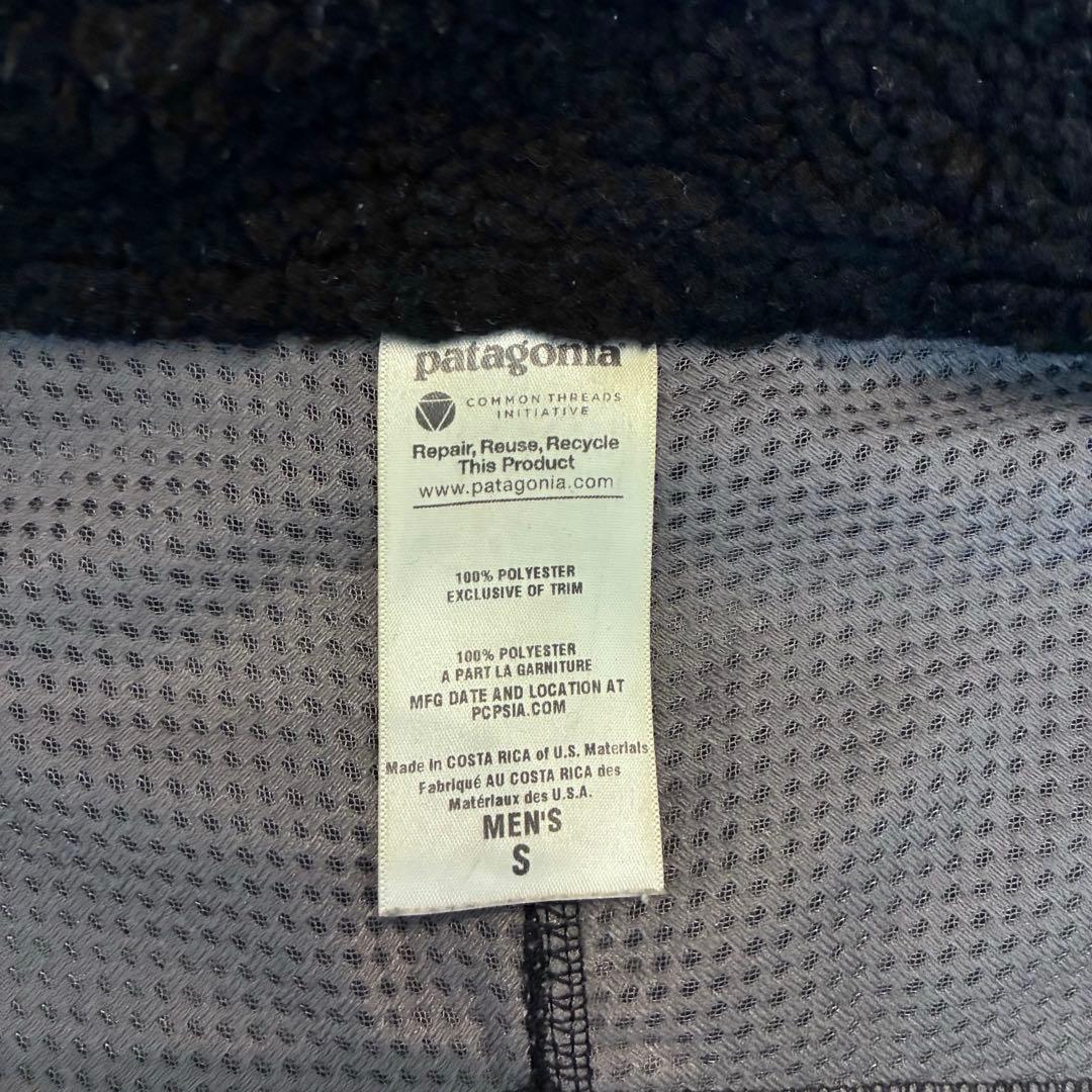 patagonia パタゴニア　フリース　ブラック レトロXベストS