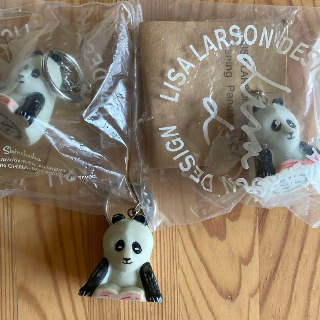 リサ・ラーソンLisaLarsonパンダyonda？新潮文庫非売品オブジェ元箱付