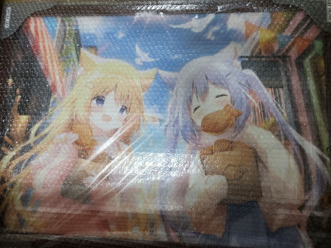 【新品未開封】絵師100人展15 しらたま 複製原画 明日晴れたら何しよう