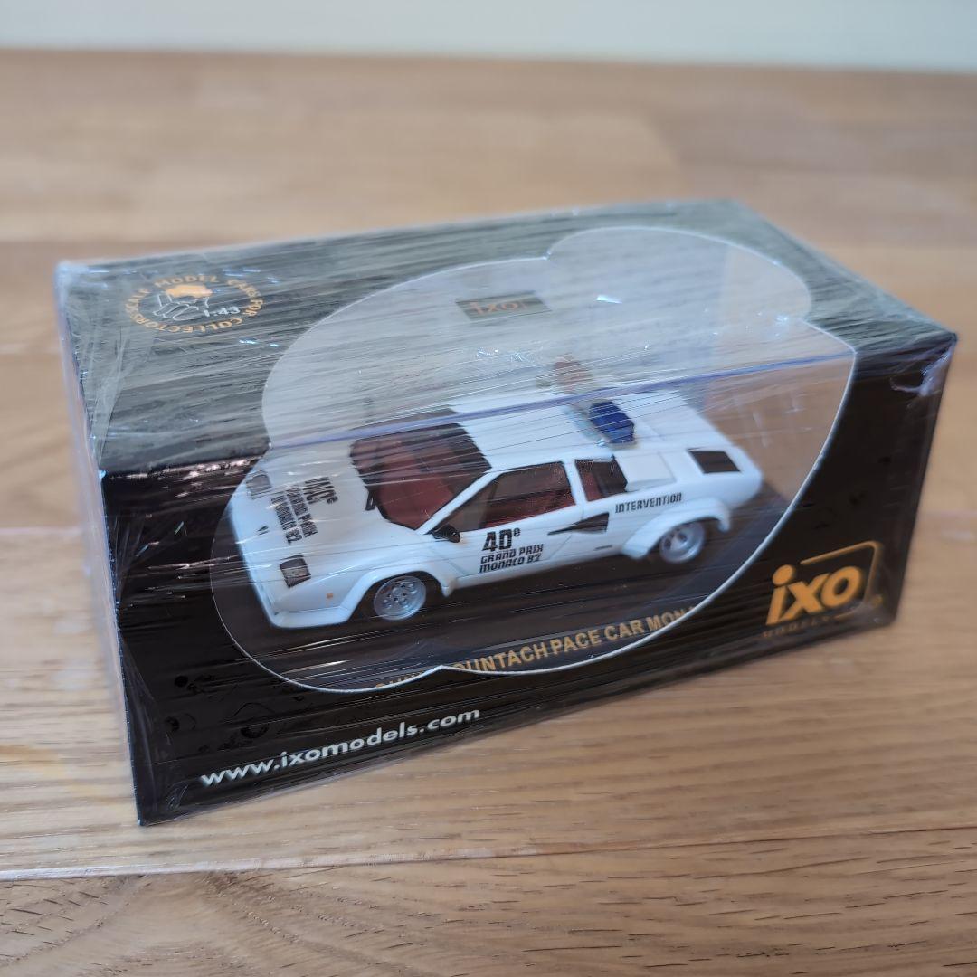 iXO 1/43 ランボルギーニ カウンタックモナコGPペースカー ミニカー