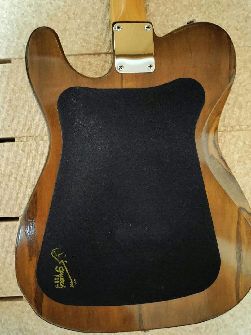 【自作コンポーネントギター】テレキャスタータイプ(配線アレンジ済)　ケース付き