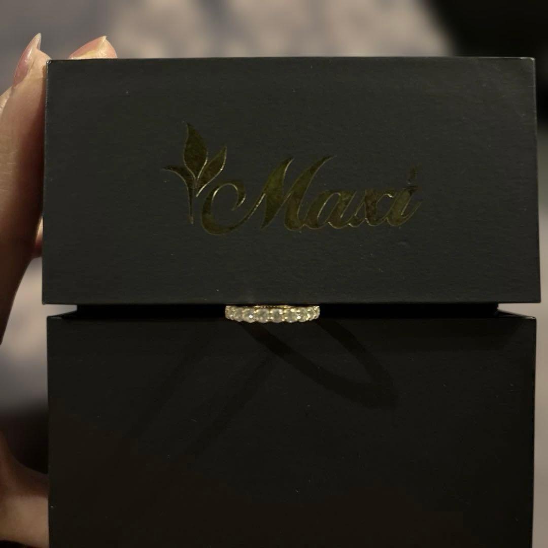 ダイヤモンド ハーフエタニティリング K18