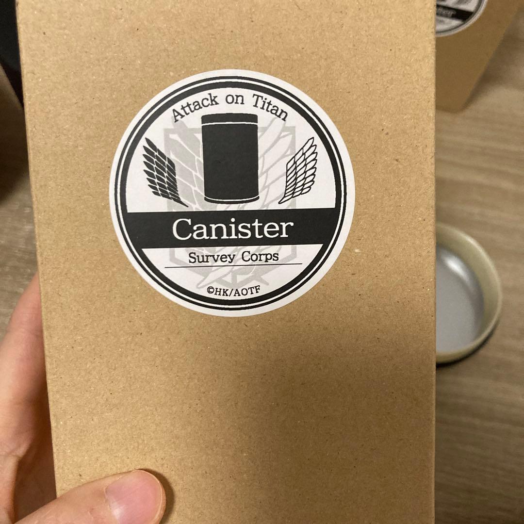 【匿名配送】進撃の巨人のキャニスターセット