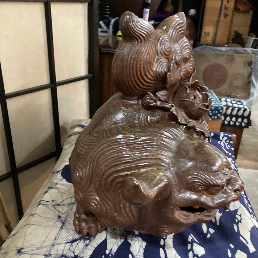 古備前骨董美術品珍品年始大売り出しです❣️希少ボタン獅子銘有り❣️