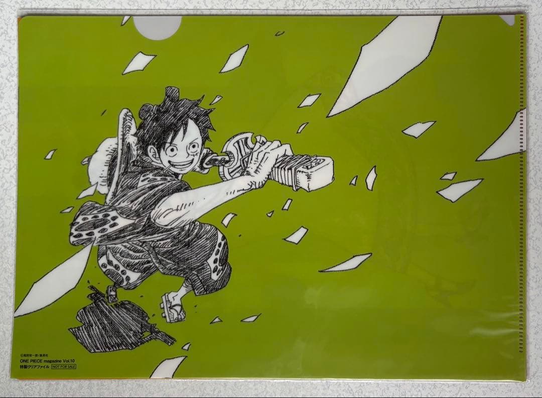 ワンピースマガジンVol.10 懸賞当選品 特製クリアファイル