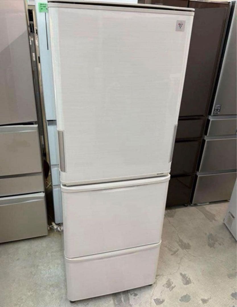 2016年式 350L SHARP 冷蔵庫 SJ-PW35B-C