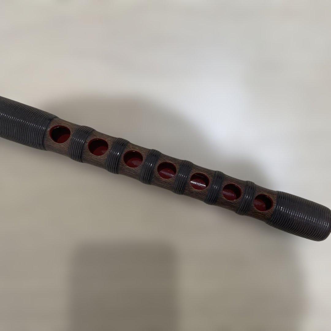 龍笛 本管　ケース付き