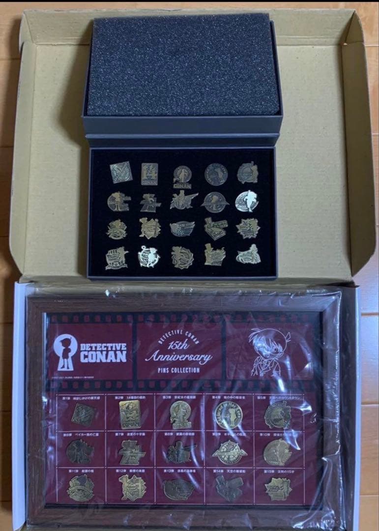 名探偵コナン 15周年 20周年1997-2016 ピンバッジ 2個 特典