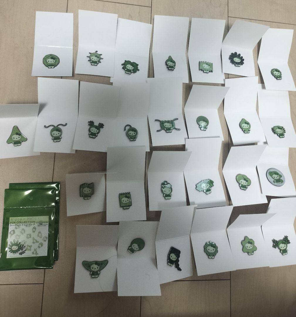 藻キティ　ピンバッチ　日本館 レア付き セミコンプリート 28個セット万博大阪