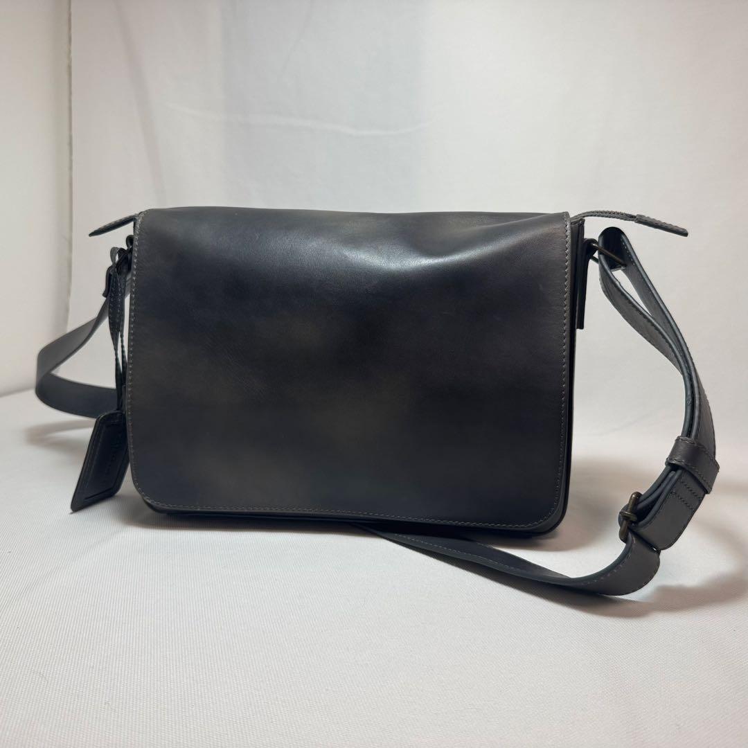 【MOTHERHOUSE】メッセンジャーバッグ　グレー　ビジネス