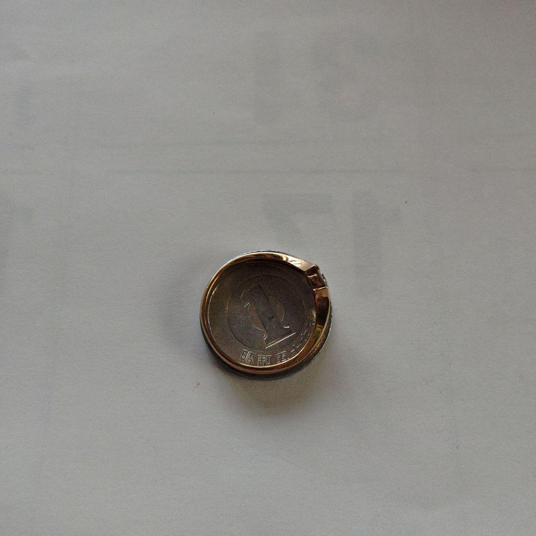 K18ゴールドリング ストーン付き