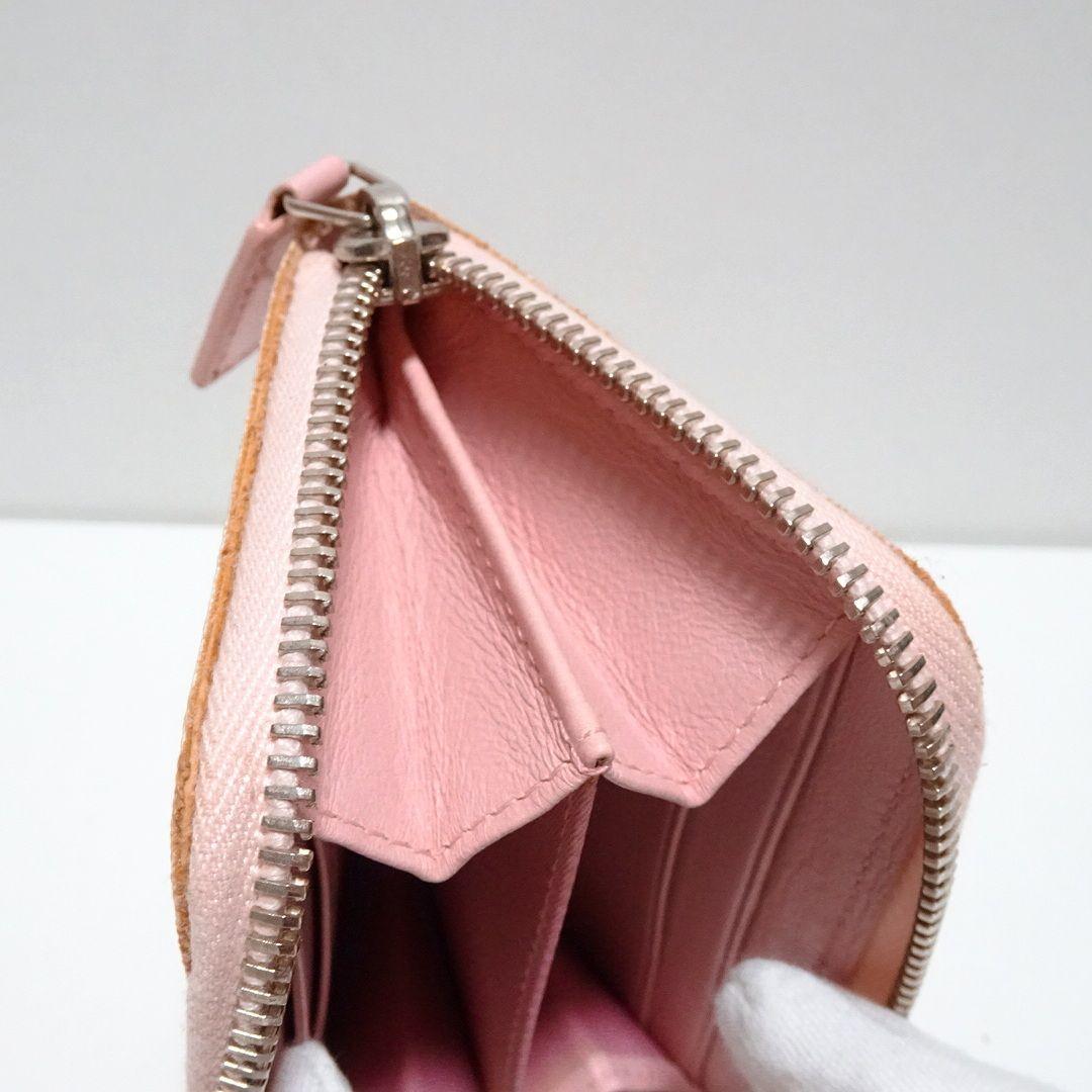 クリスチャンディオール ピンク トロッター リボン ケース /M202