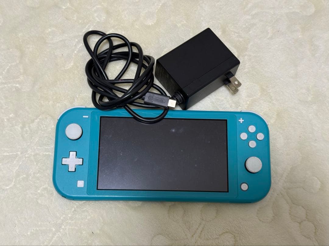 Nintendo Switch Lite ターコイズ 本体 充電器あり