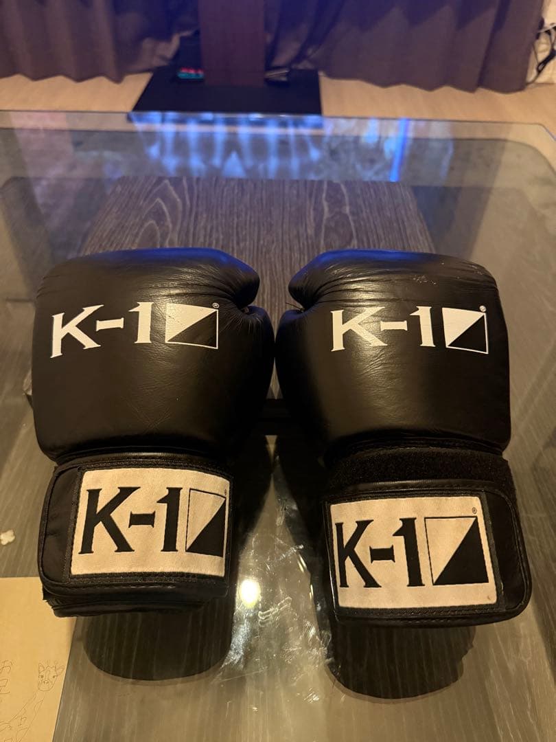 K-1 ブラック ボクシンググローブ