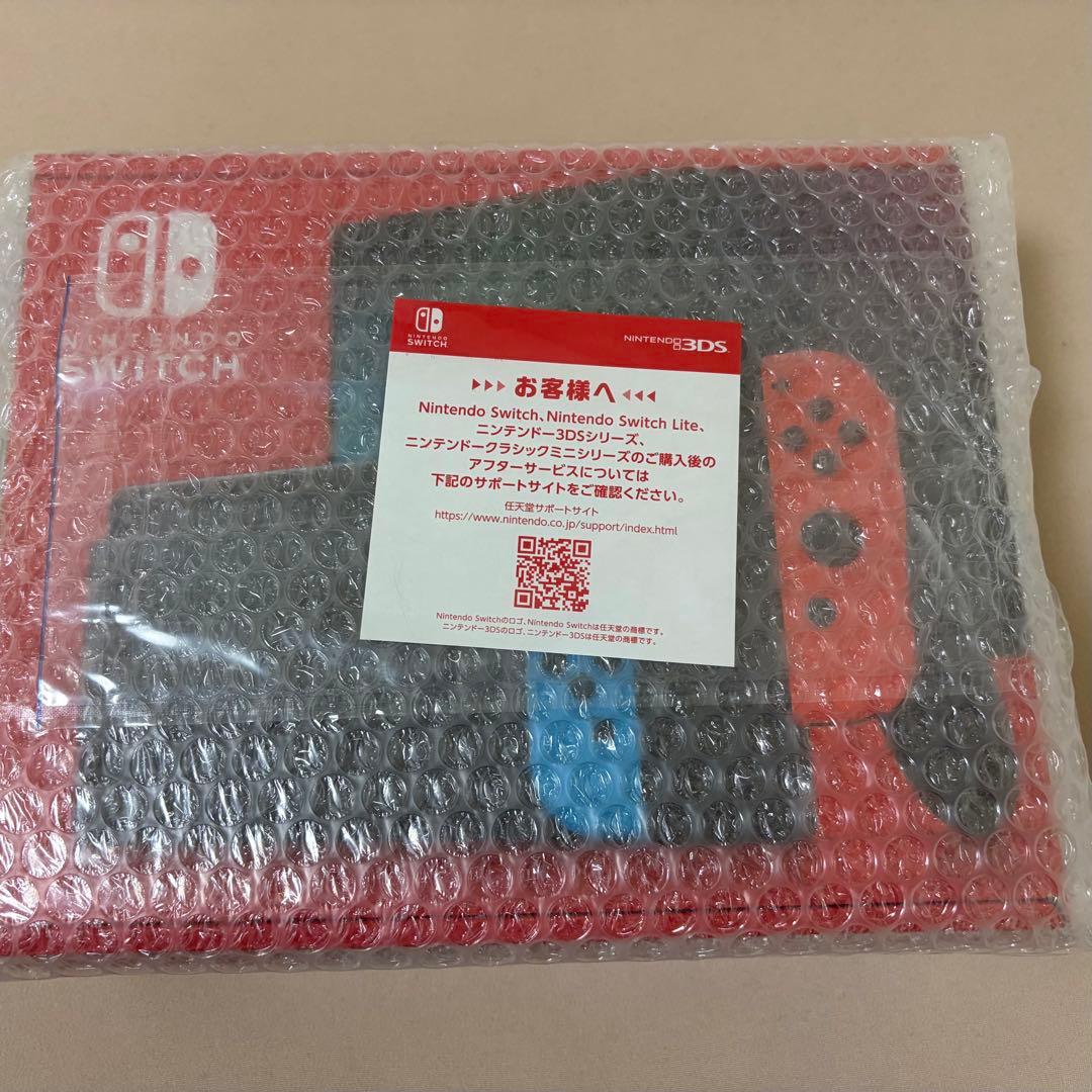 Nintendo Switch 赤/青 本体　新品未使用、未開封