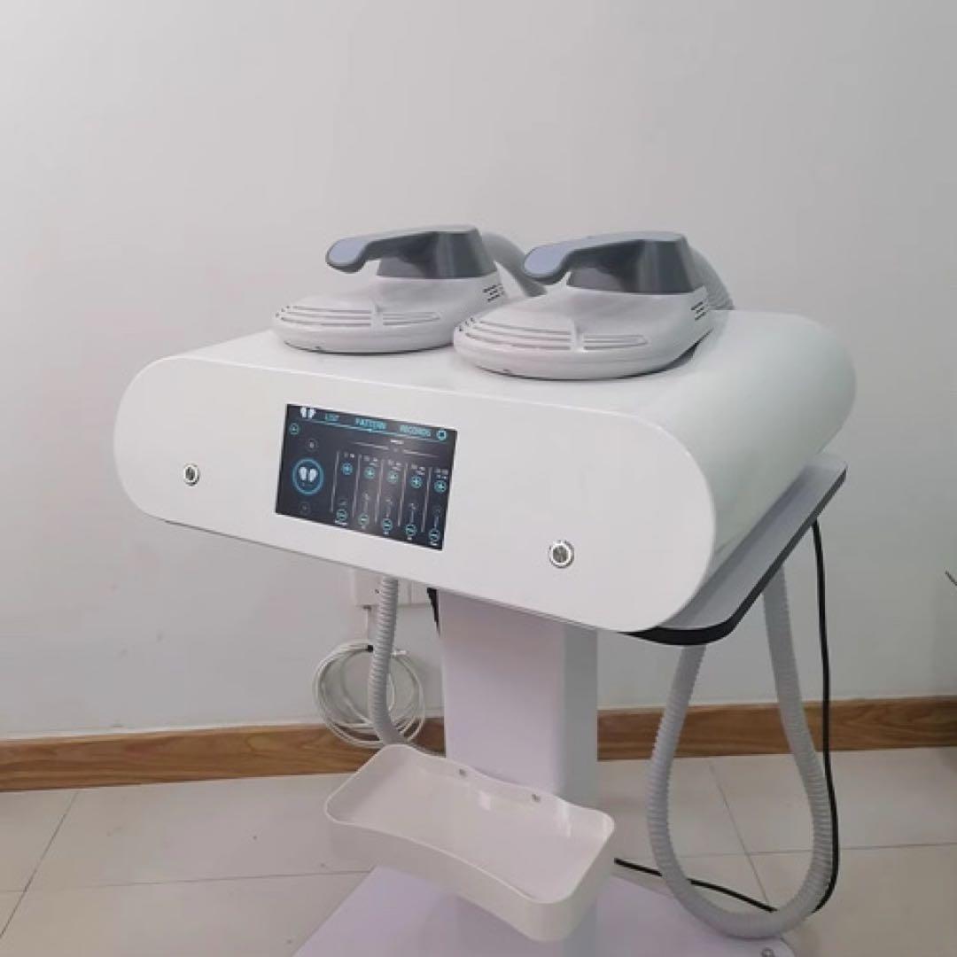 新しいモデルポータブル2ハンドル電磁筋刺激EMSボディーシェーピングマシン