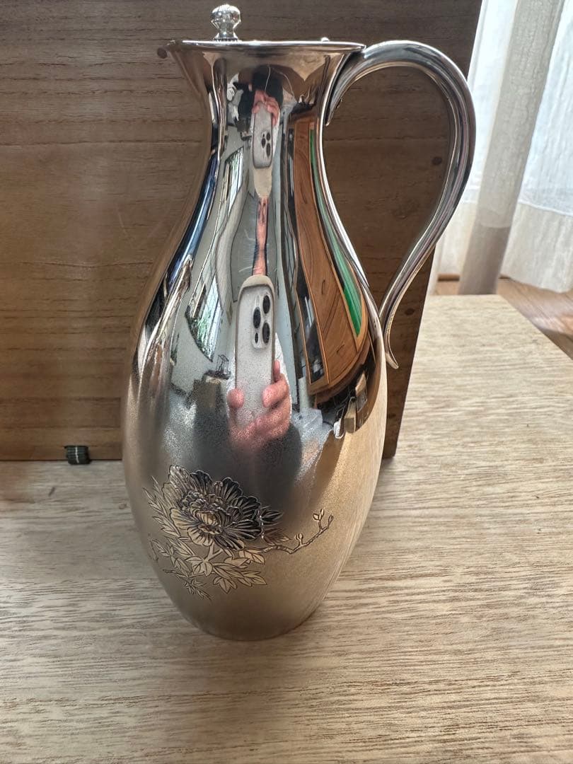 最終値下げ‼️‼️純銀製酒器徳利一対