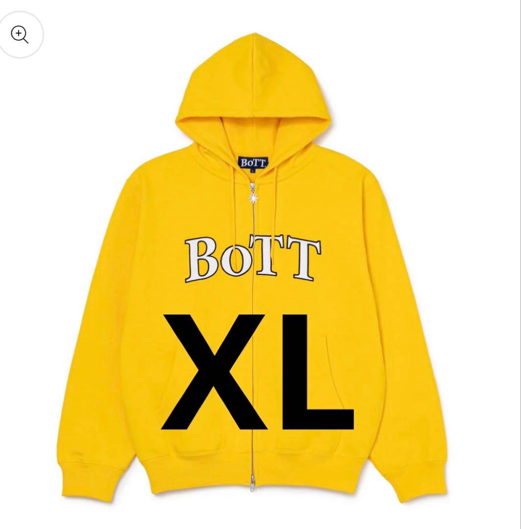 【新品未使用】BoTT OG Logo Zip Hoodie yellow