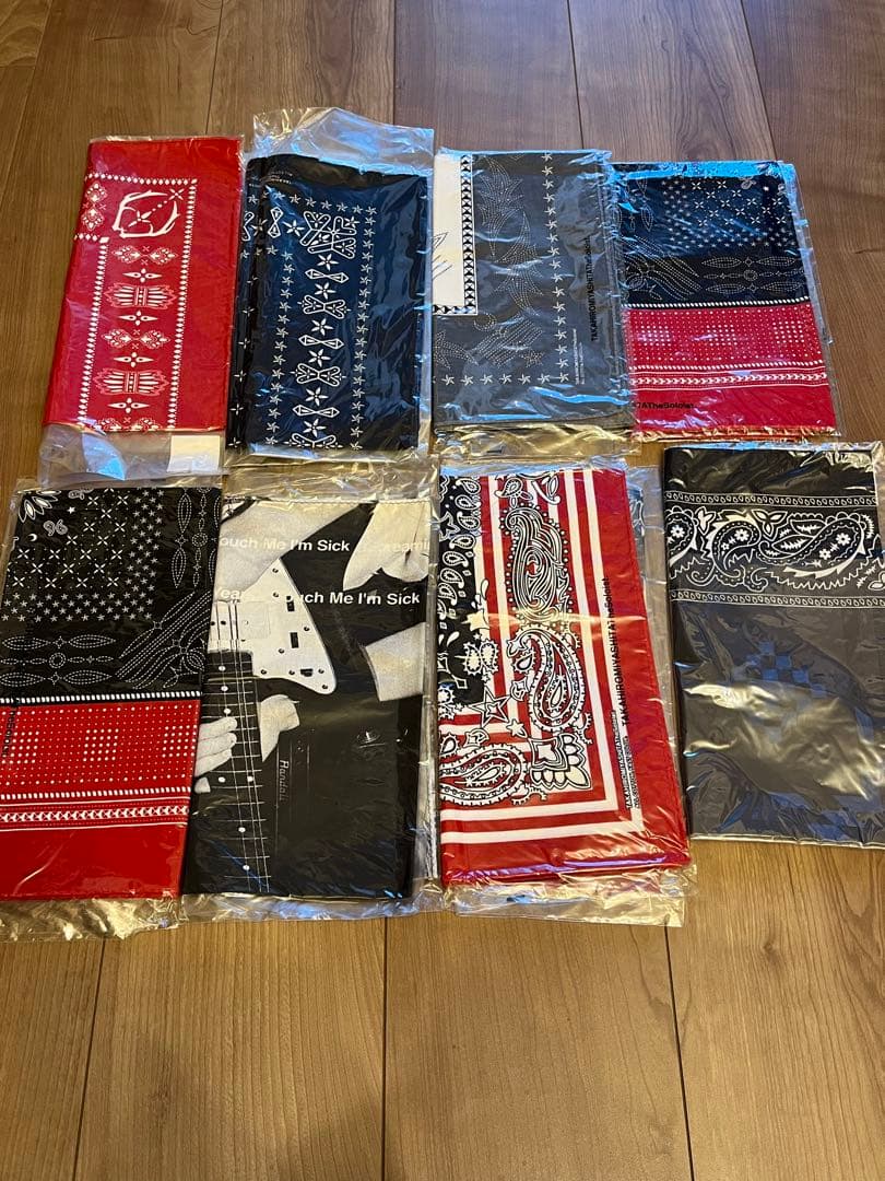 soloist コットン バンダナ 9枚セット ソロイスト