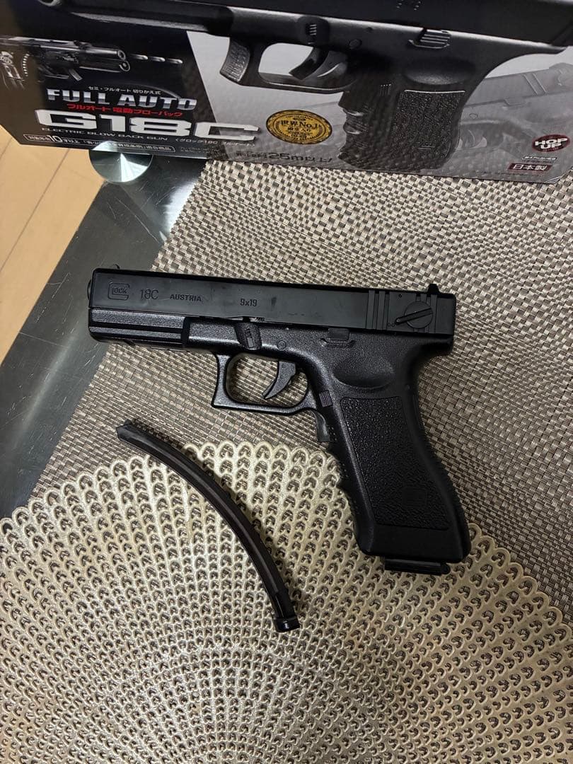 美品　東京マルイ　カスタム品　グロックG18C電動ブローバック　強化ピニオンギア