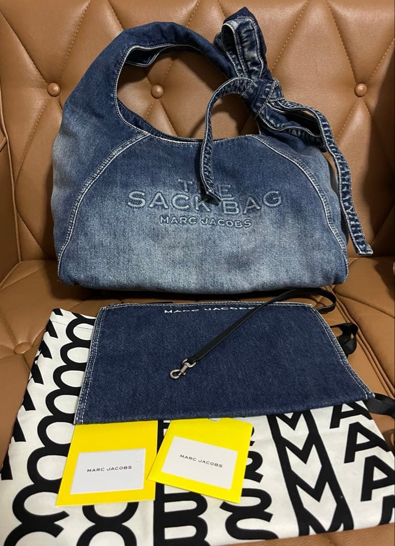 MARC JACOBS ザ　ボウ　デニム　サック　バッグ