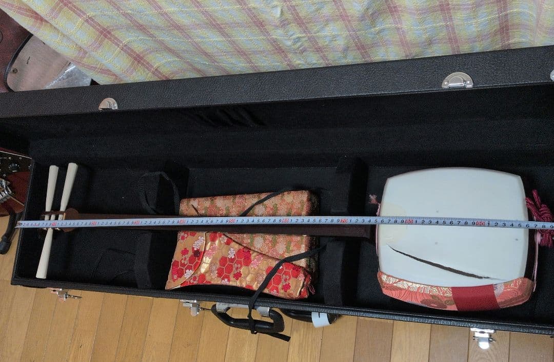 地唄三味線本体と付属品セット