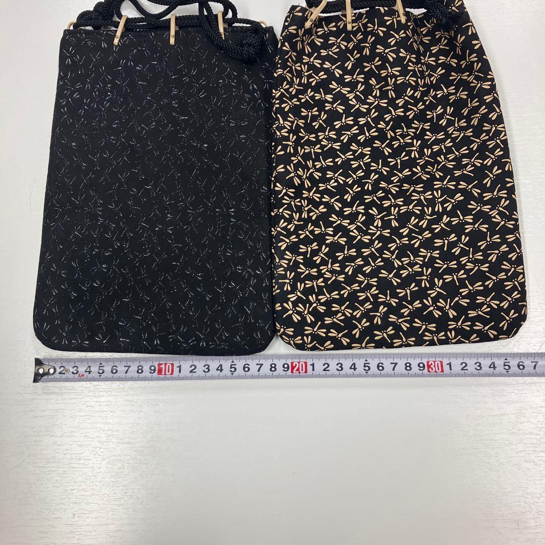 菊*ん様 印伝 合切袋 印傳屋 巾着 信玄袋 ２枚セット