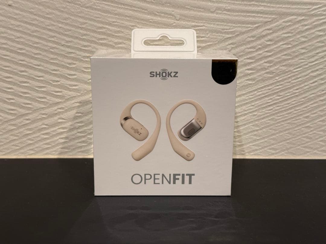 【新品未開封】Shokz OpenFit オープンイヤーイヤホン ベージュ