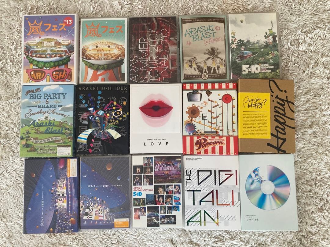 ARASHI 《嵐》DVD １５点セット売り