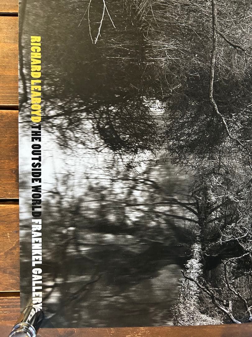 写真家Richard Learoyd 自筆サイン入りエキシビションポスター