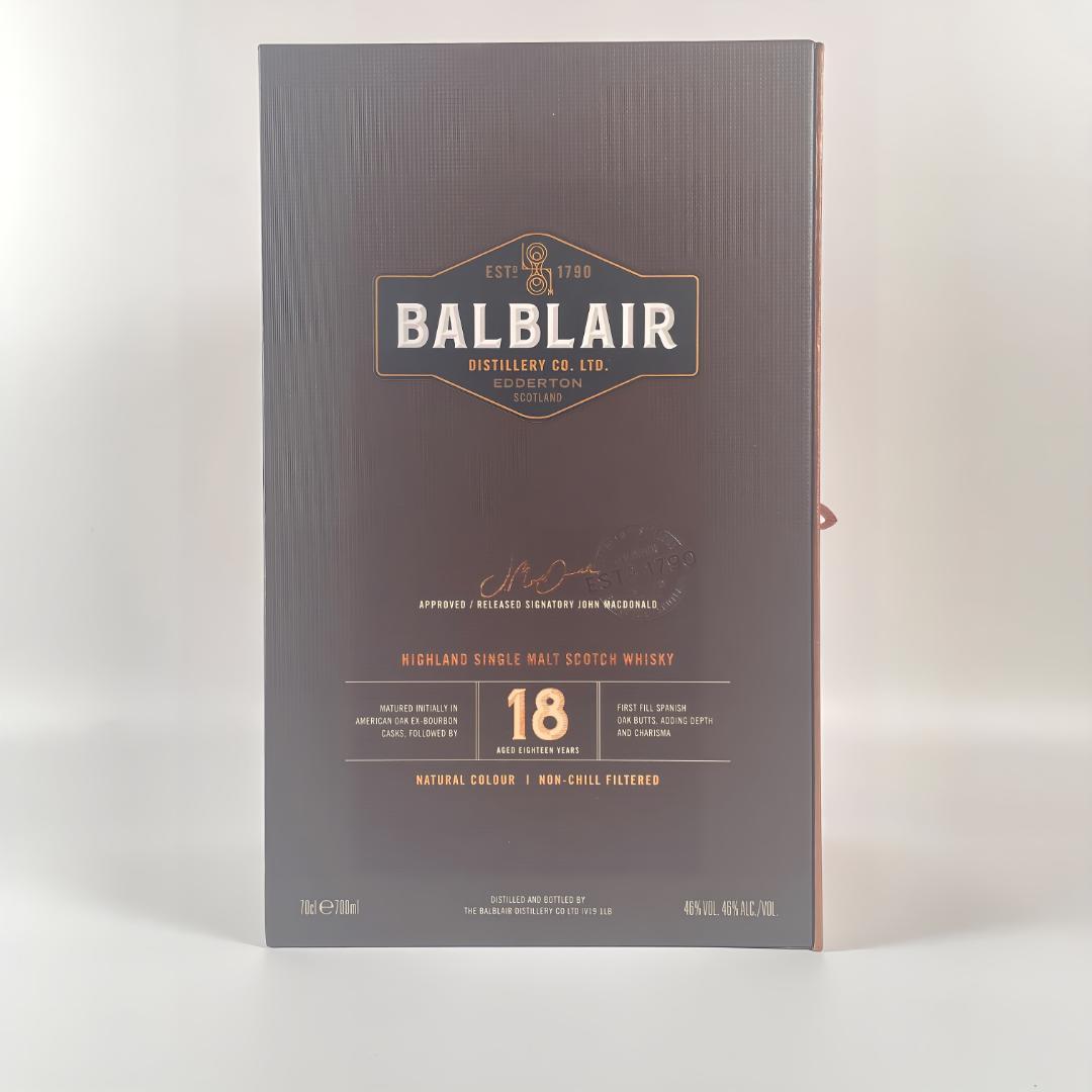 バルブレア18年 Balblair 18 Year Old
