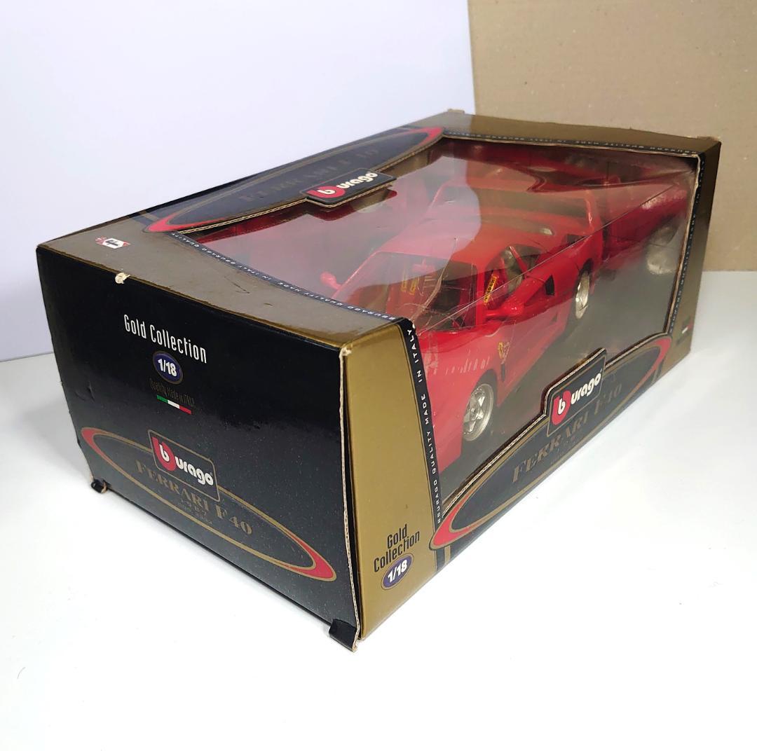 bburago　フェラーリ　F40　1/18　ゴールドコレクション