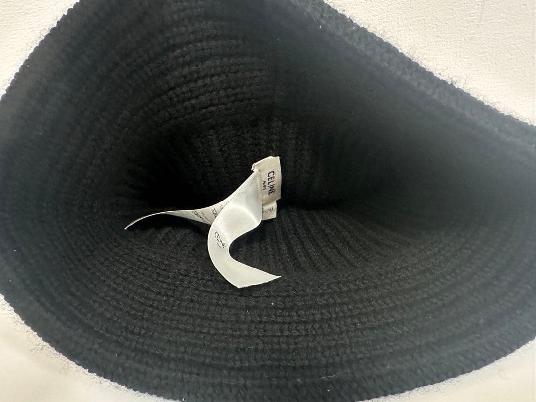 CELINEセリーヌ トリオンクロシェハット　ニット帽子　バケットハット