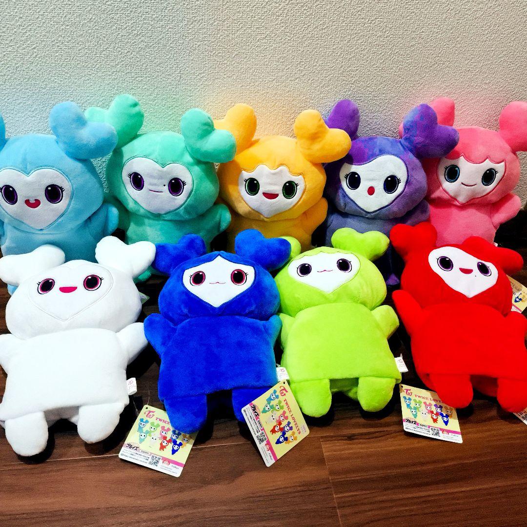 TWICE LOVELYS　ぬいぐるみパペット　全種セット　GiGO限定