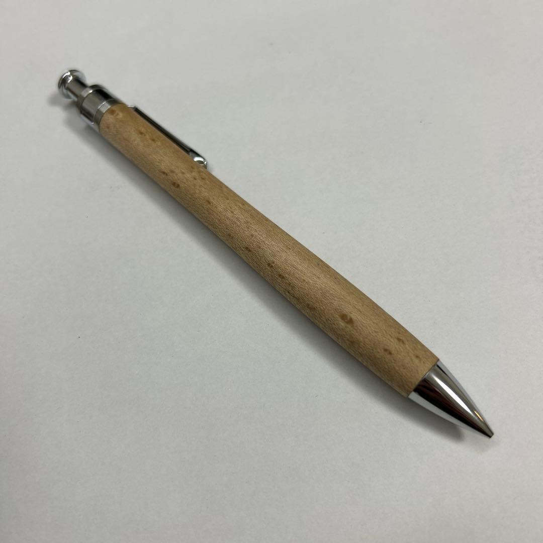 希少　工房楔　シャーペン　バーズアイメープル　特上（孔雀杢）